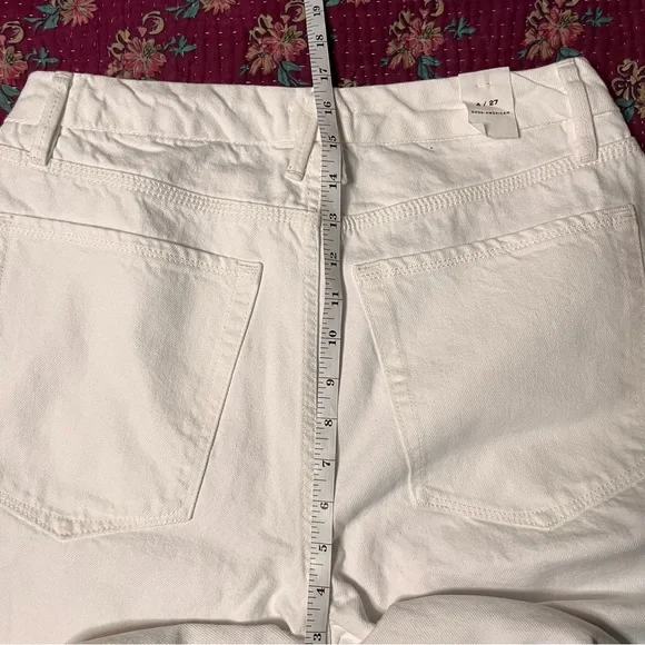 Good American White High Rise Mom Jean - Picture 8 of 10